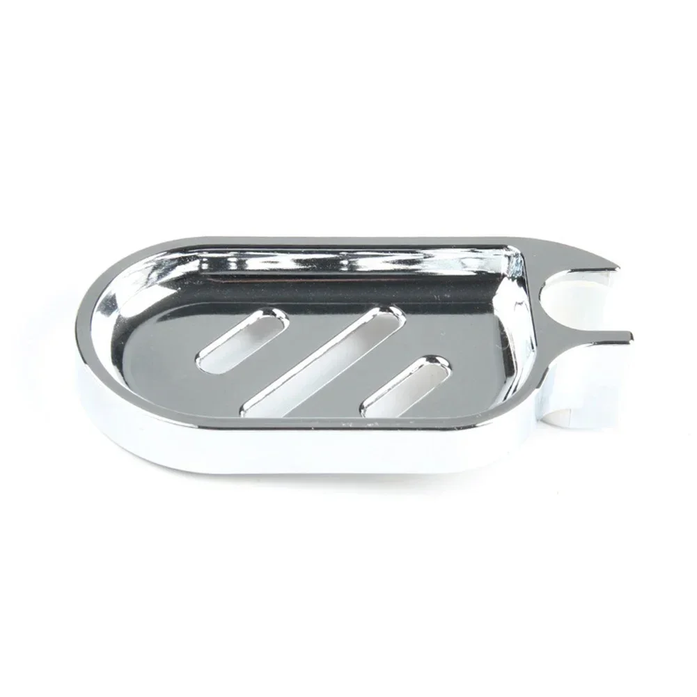 Shower Rail Soap Dish Box Soap Holder Soap Pallet Shower Rod Slide Bar Chrome For Sliding Bar Bathroom Tray For Home