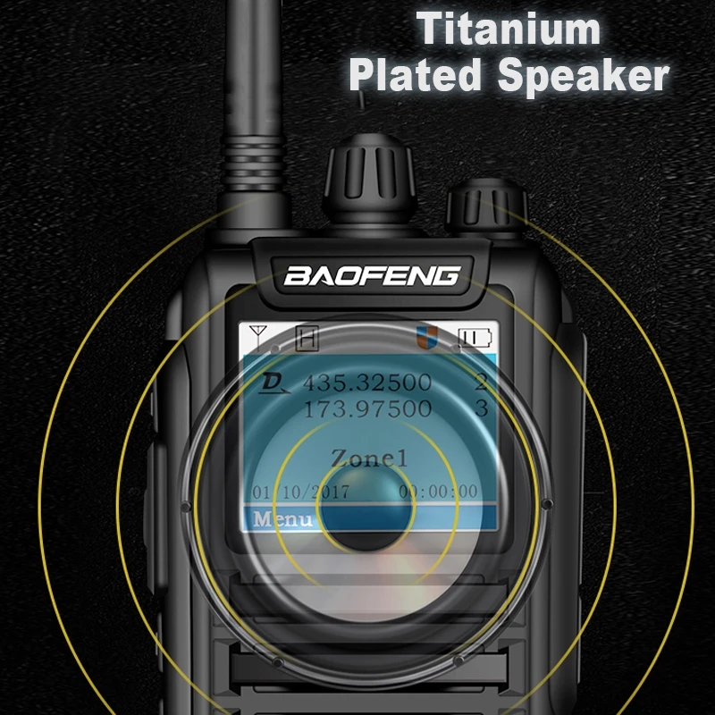 Baofeng DMR DM 1701 Digital Walkie Talkie Dual Mode Analog Two Way วิทยุเปิด GD77 Dual Time Slot ชั้น 1 + 2 Ham วิทยุยาว