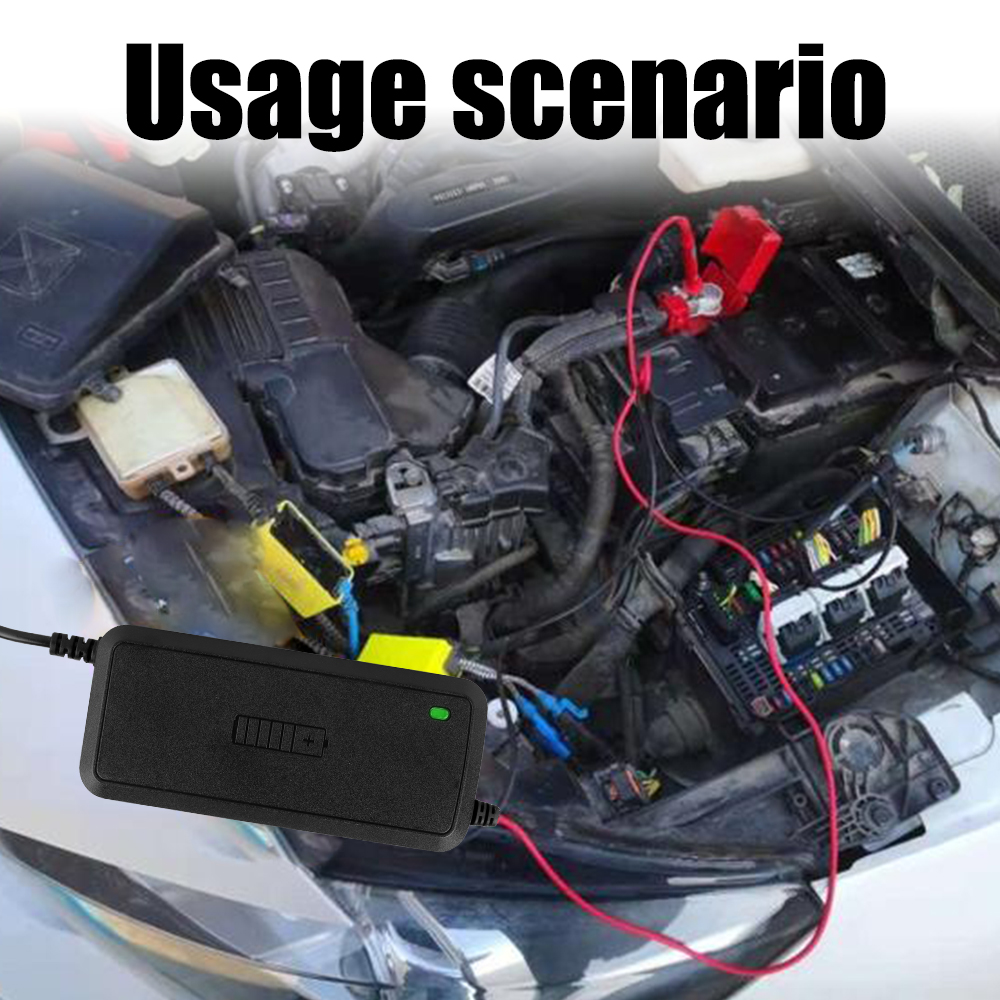 3 段階鉛酸 AGM ゲルバッテリー充電器全自動車のバッテリー充電器 12V 5A インテリジェント高速電力充電