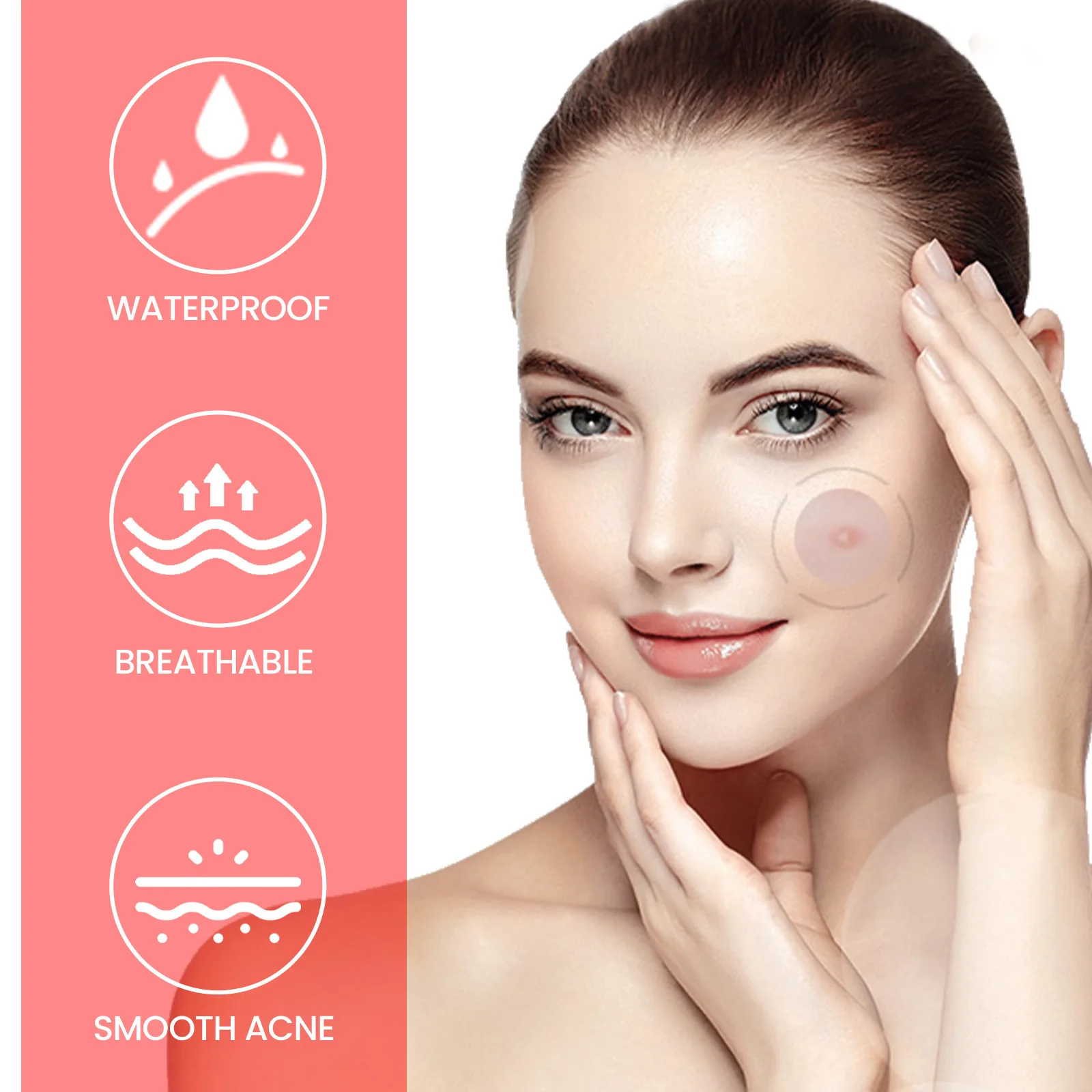 240 pieces of multi-color star acne patches, facial acne patches, concealer acne patches, and pimples patches, ultra-thin