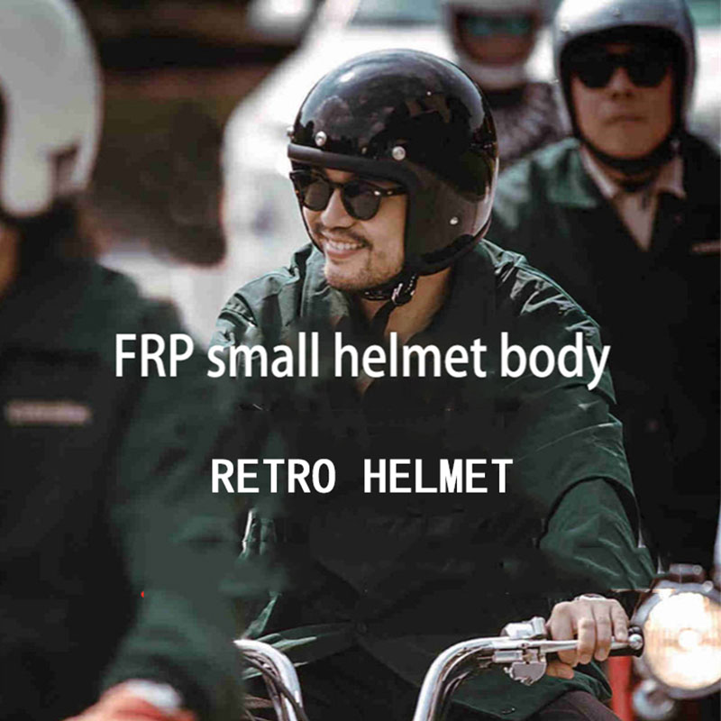 Casco de Moto de fibra de vidrio para montar en Scooter, protector de cabeza de cara abierta, estilo Retro TT & Cocos, 3/4 Jet, aprobado por DOT