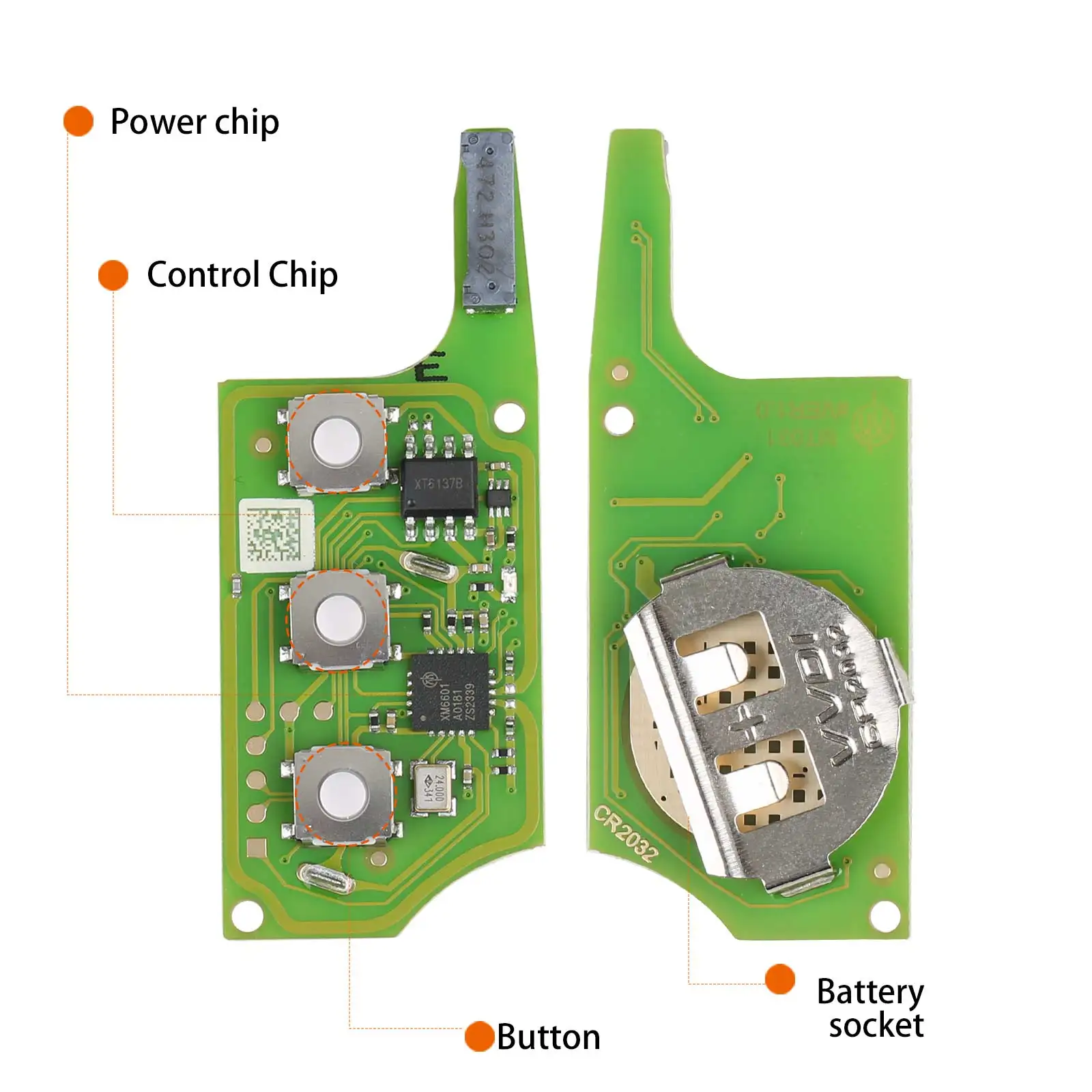 Xhorse XEB510EN For Volkswagen B5 Type Super Remote with XT27B Super Chip