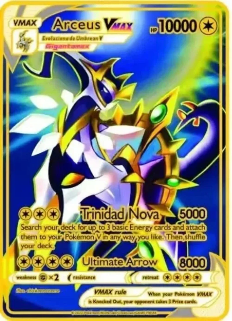 Pokemon-Metallkarten 2025, neue Pokemon-Buchstaben, englische Pokemon-Eisenkarten, Mewtwo Pikachu Gx Charizard Vmax Cartas Pokémon Vmax EX