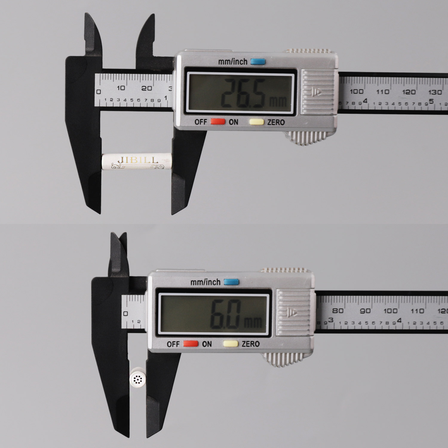 JIBILL 100pcs 6mm Tobacco pipe filter accessories Double-sided ceramic head Activated carbon filter element Smoking accessory