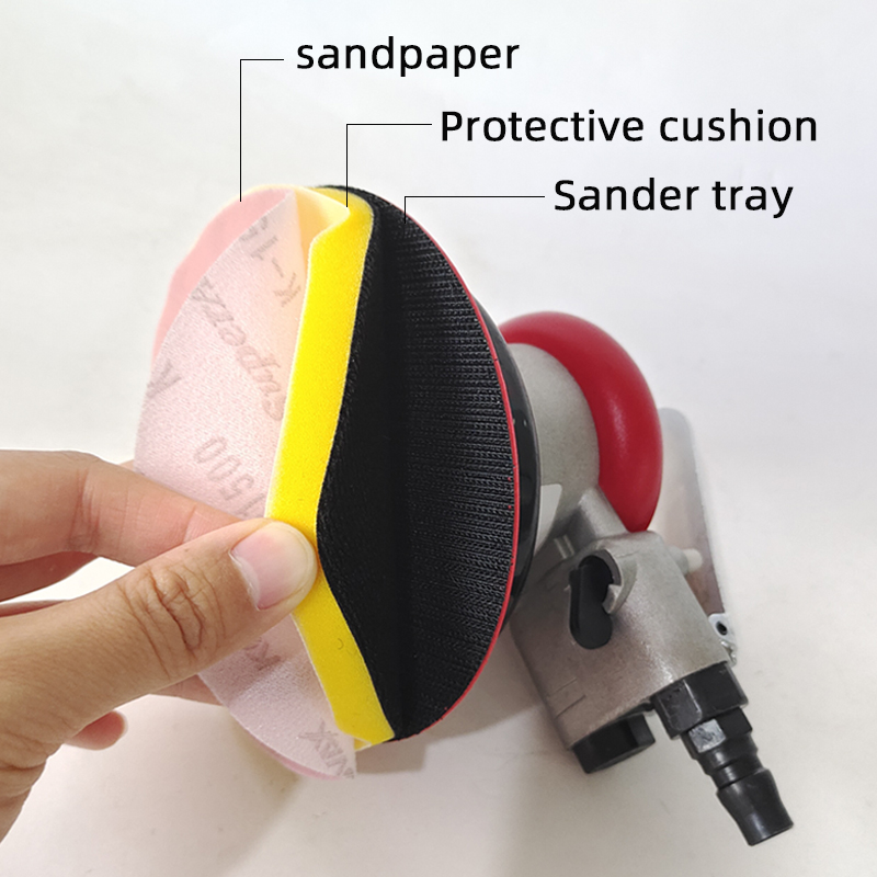 Original authentisches japanisches Kovax-Schleifpapier, rund, 12,7 cm, weicher Film, 125 mm, Assilex Buflex-Polier-Schleifpapier