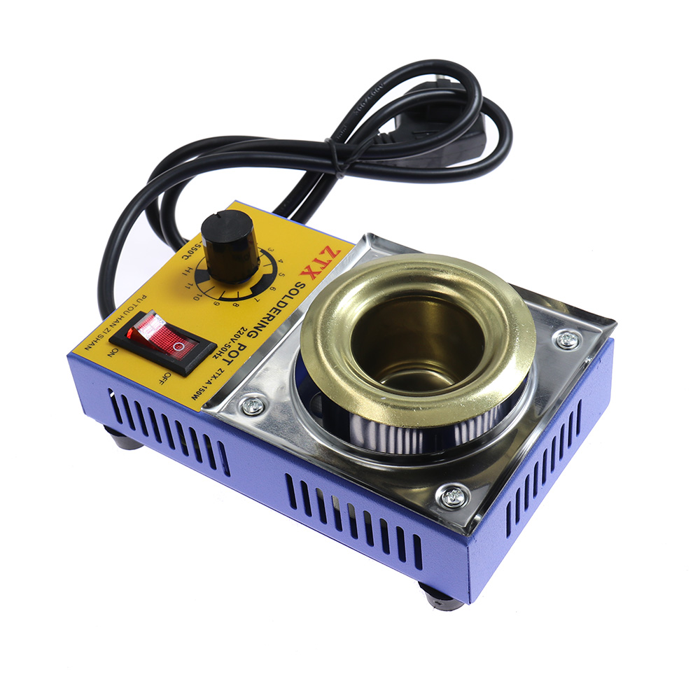 220V 150/160W Adjustable Temperature Tin Melting Furnace Stove Pot Tools EU Plug