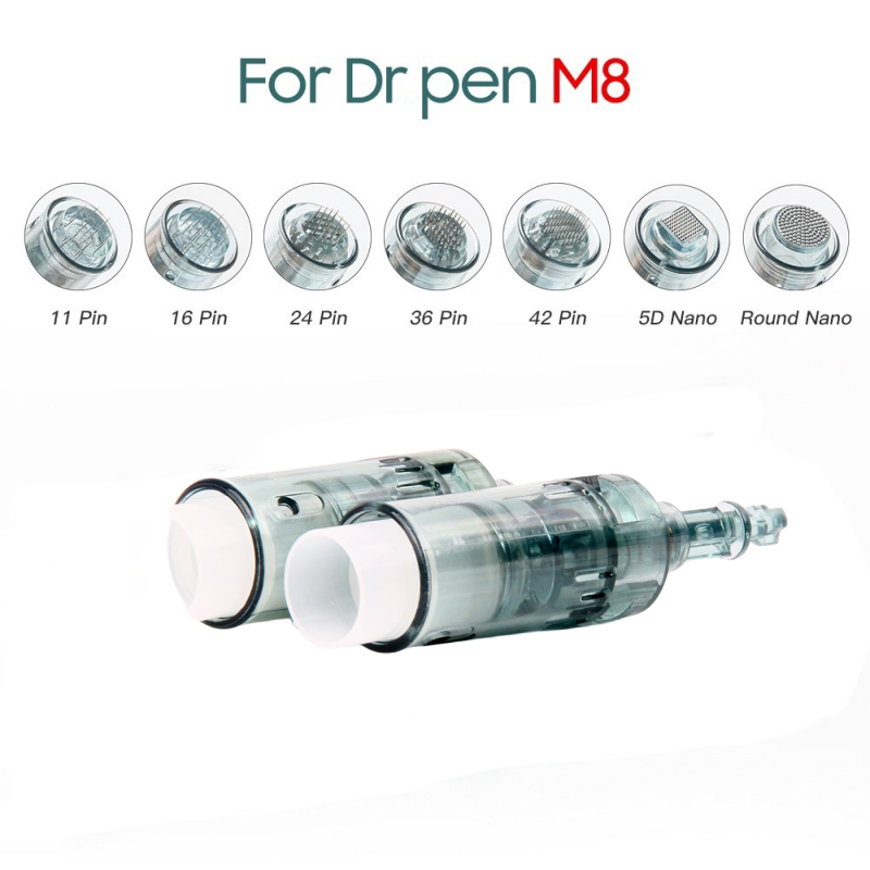 10/50PCS Einweg Ultima M8 Nadeln Standard Größe 16/24/36/42 Pins Nano Microneedling Patrone Bajonett für Hautpflege