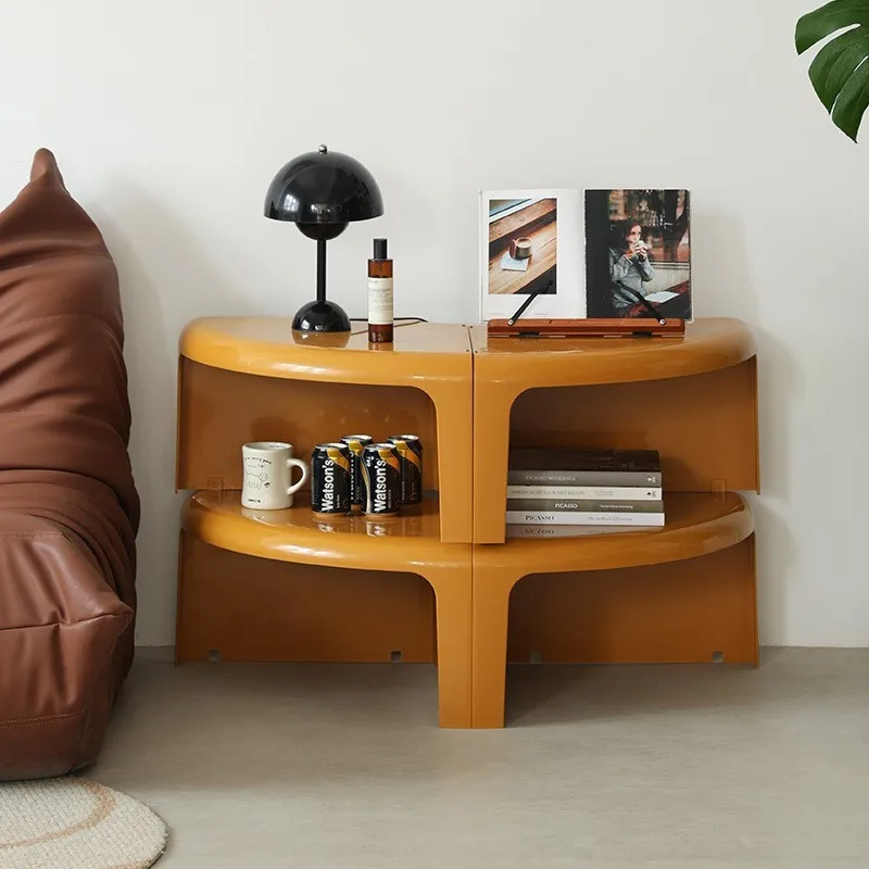 X&D Nordic Circular Coffee Table Creative Small-sized Coffee Table Can Be Split Spliced And Combined With Edge Tables 2025