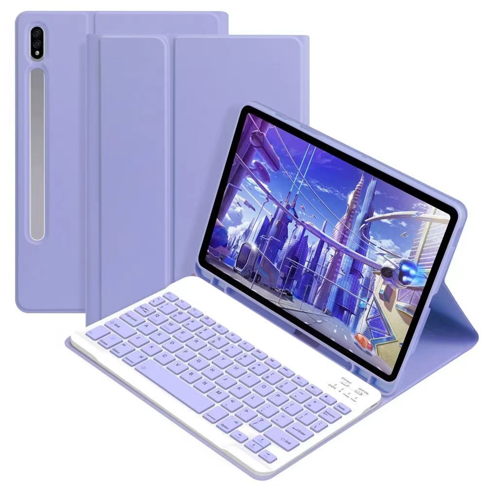 サムスンギャラクシータブ A9 プラス 11 A8 10.5 ケース取り外し可能なキーボードギャラクシータブ S10 S9 FE 10.9 S7 S8 11 FE プラス 12.4 S6 Lite 10.4