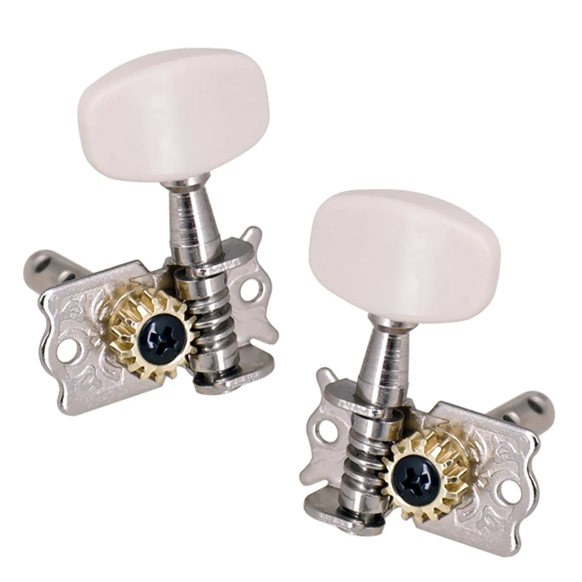 A71P 12Pcs 6R6L Guitar Tuning Pegs Open Machine Heads Acústico Folk Guitar Tuning Peg Tuners Parte
