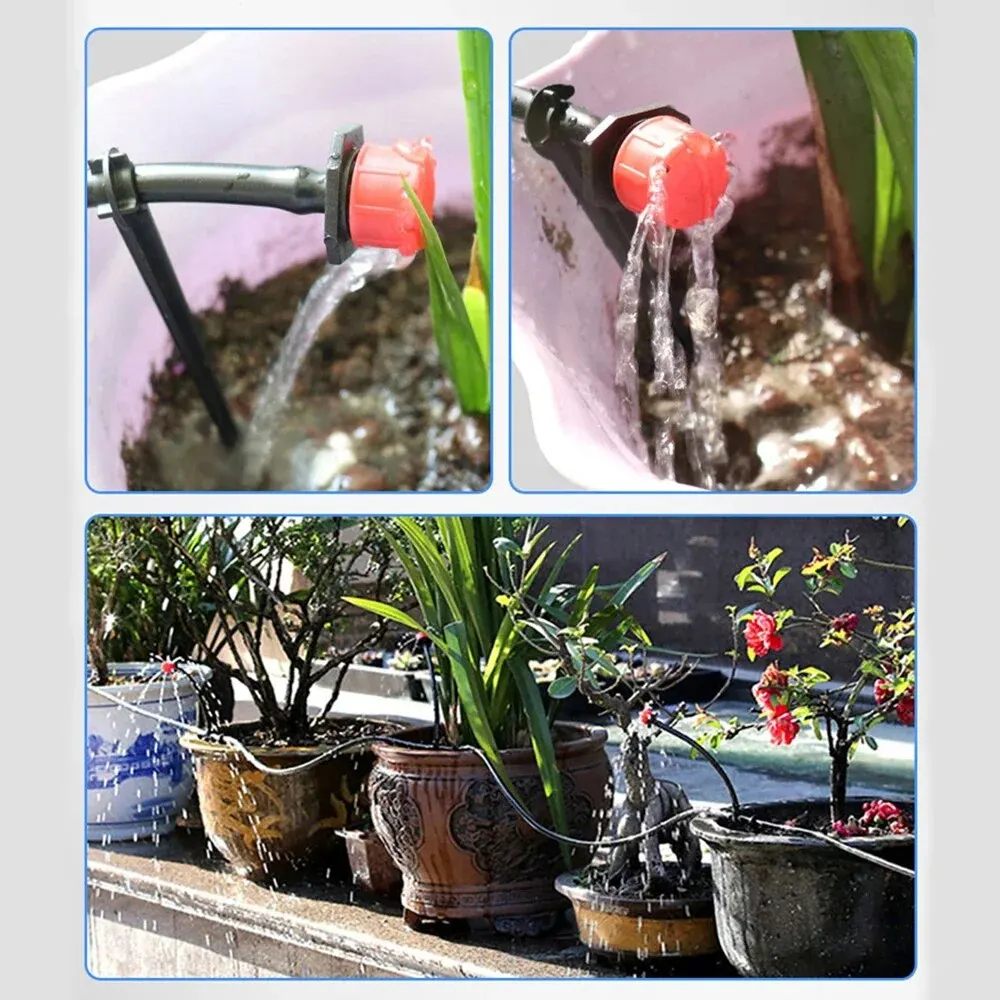 10/50pcs ปรับหยดชลประทาน Sprinklers,1/4 ''Micro Drippers สําหรับระบบรดน้ํา, emitter สําหรับพืชสวน