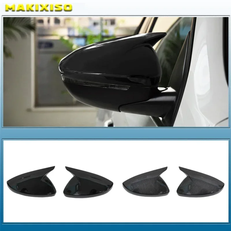 サイドバックミラーキャップウイングミラーカバープジョー 208 308 408 508 307 308 2008 4008 5008 2013-2023 カーアクセサリー