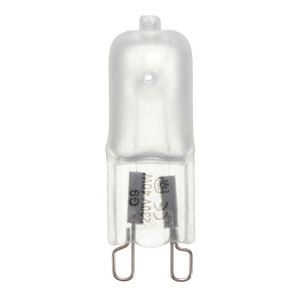 10pcs/lot G9 220-240V 40W Portable Warm White Halogen Bulb Light Lamp 3000-3500K Globe 230V Capsule Clear Bulbs