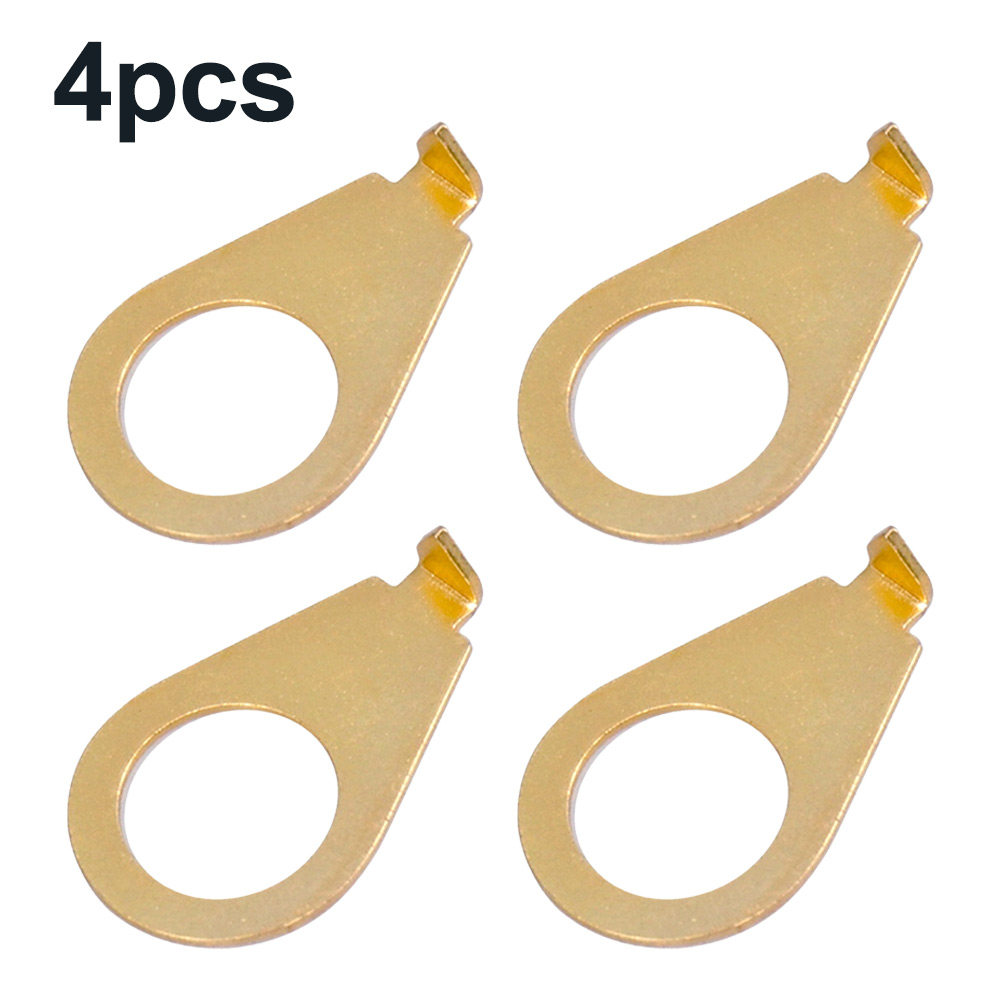 Guitar Knobs Plates Elevate Your Playing Experience With 4Pcs Metal Pointer Plate Washers For Gibson LP Guitars