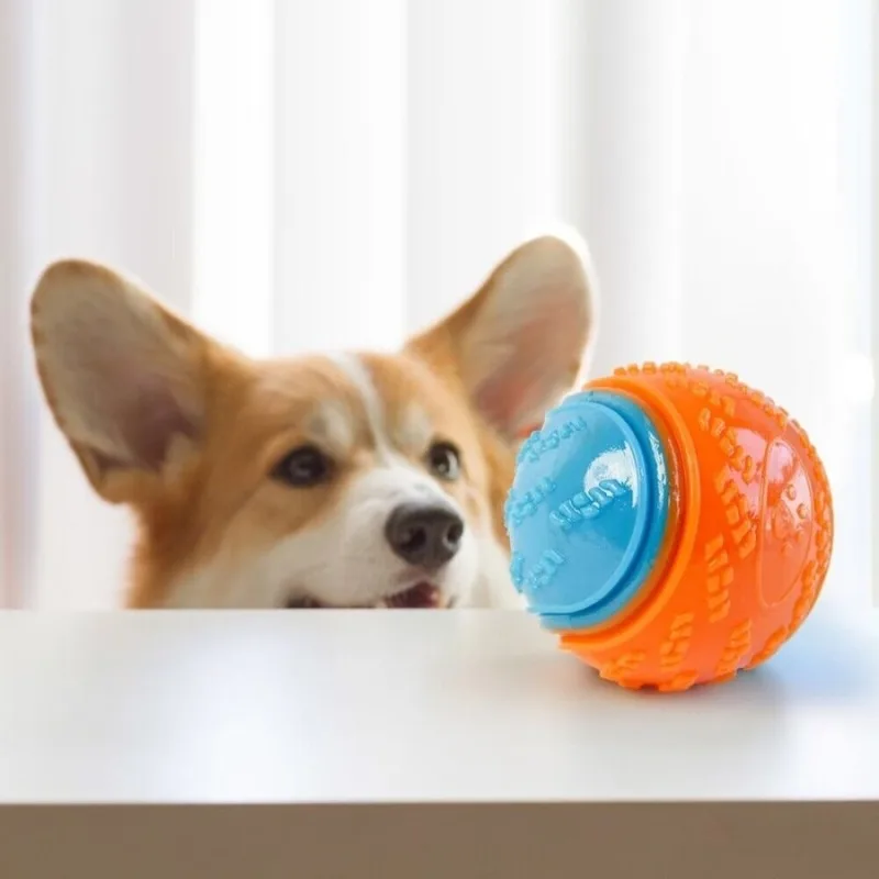 犬のきしむボールのおもちゃ犬ソフト TPR 咀嚼おもちゃ犬ペットの歯のクリーニング咬合抵抗子犬トレーニング音のおもちゃペット用品