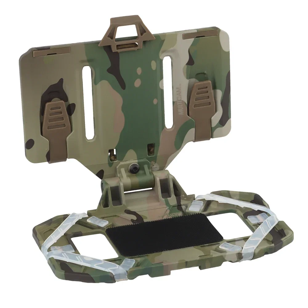 Tablero de navegación plegable MOLLE táctico, chaleco táctico de caza Airsoft, soporte para teléfono móvil, mapa, Panel de administrador, bolsa para iPhone