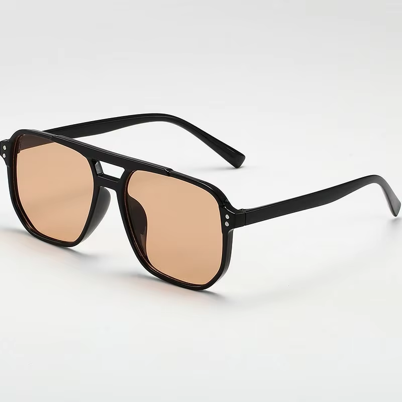 Vintage Männer Frauen Große Sonnenbrille Männer Platz Shades Marke Designer Unisex Sonnenbrille Schwarz Objektiv Männlich Weiblich Sonnenbrille UV400