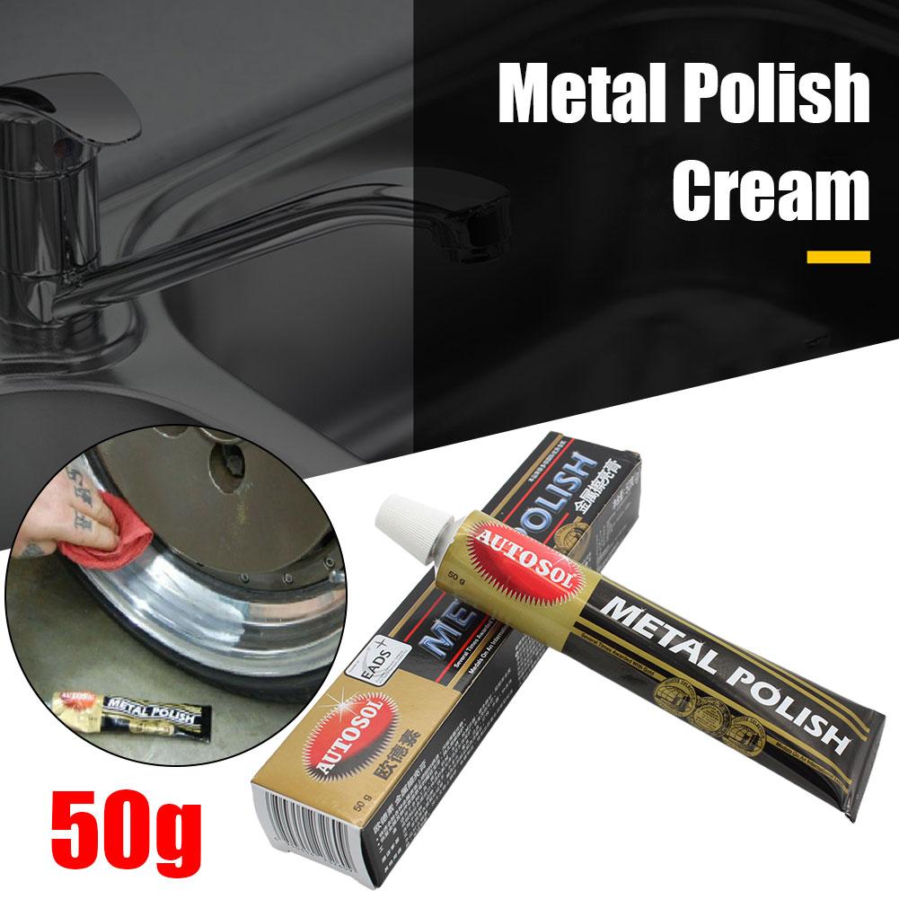 Máquina de cuchillo de crema para pulir metales, 50g, cera para pulir, espejo, Hardware cerámico de acero inoxidable, pasta para pulir relojes, eliminador de óxido