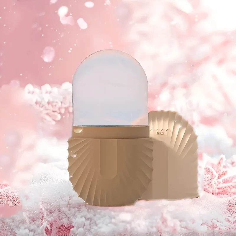Rolo facial de gelo reutilizável, ferramentas de beleza, rolos faciais de gelo, molde, massagem facial, ferramentas de cuidados com a pele, contorno, massageador facial à prova de vazamento