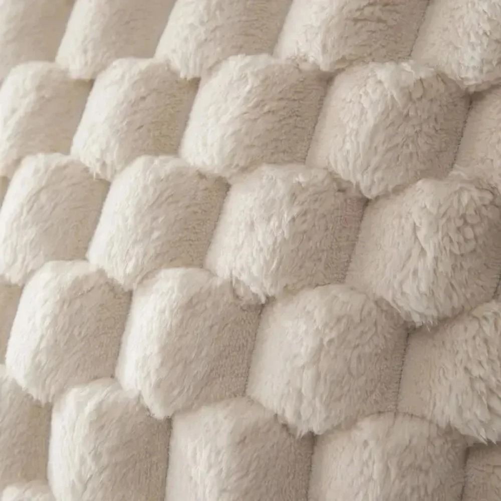 1pcs Pineapple Grid Turtle Pattern 3D Soft Plush Throw Pillowcase,Cream White For Living Room Sofa Bedroom Home Room Decor