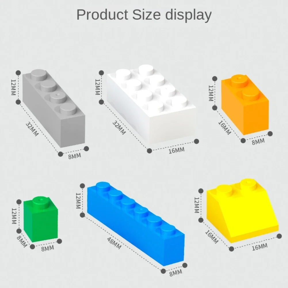 125g/250g Building Blocks Bulk Lot Pack Bricks Block Plate Creative Toy Small Particles Bulk Compatible Legoeds DIY Kit for Kids