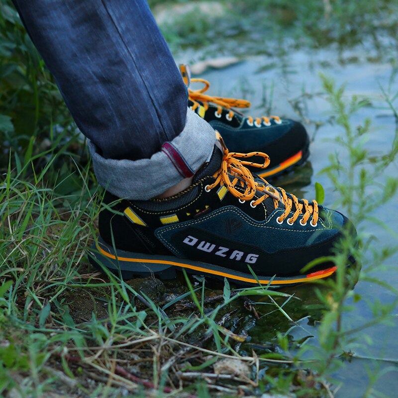Mode wasserdichte Wanderschuhe Herren Kletter schuhe Anti-Kollision Mode Outdoor Casual Schnürschuhe