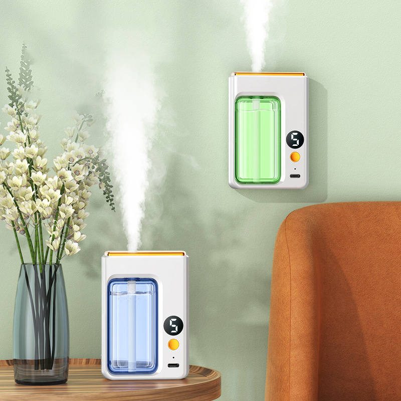 Automatische diffuser aromatherapie autoparfum met display etherische olie luchtbevochtiger badkamer ontgeuring luchtverfrisser jasmijn
