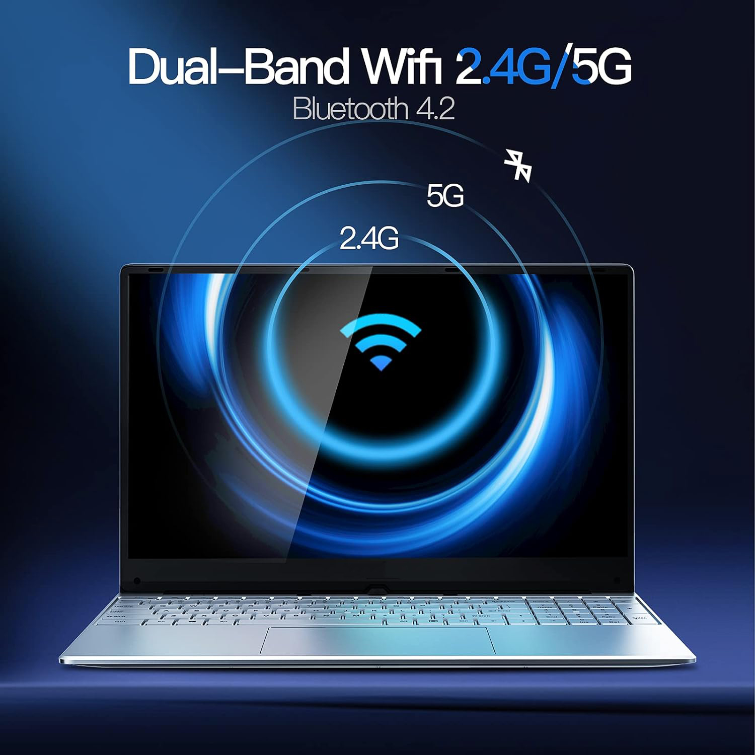 Xiaman 15,6-Zoll-Laptop-Computer Intel Pentium 7505 Windows 11-Dual-Core-Laptops Tragbarer PC Gamer Notebook Fingerabdruck-Entsperrung