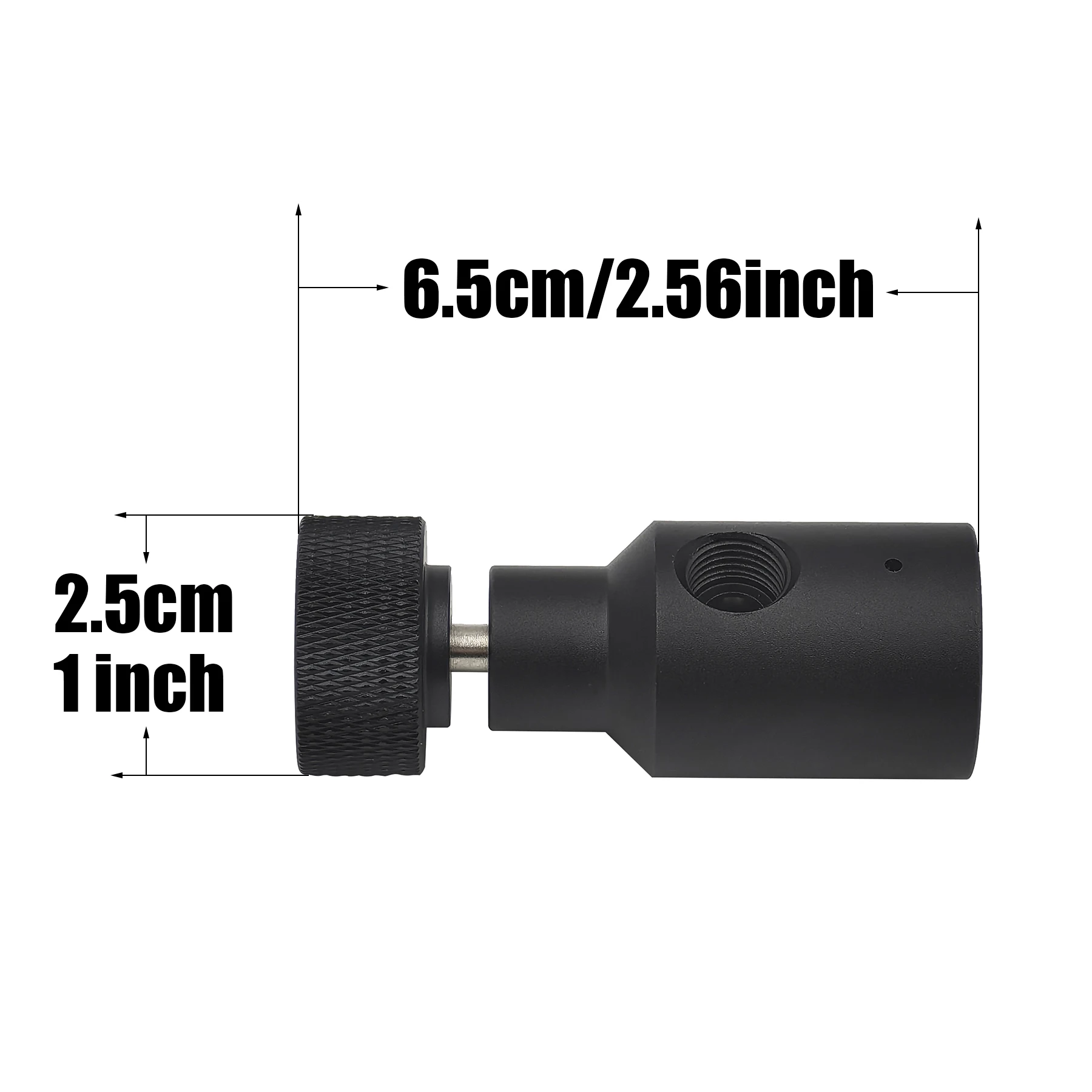 Soda Water Cylinder Fill Adapter Quick Charging Carbon Dioxide Tank Bottle On/Off Aadaptor On/Off With Vent Gauge