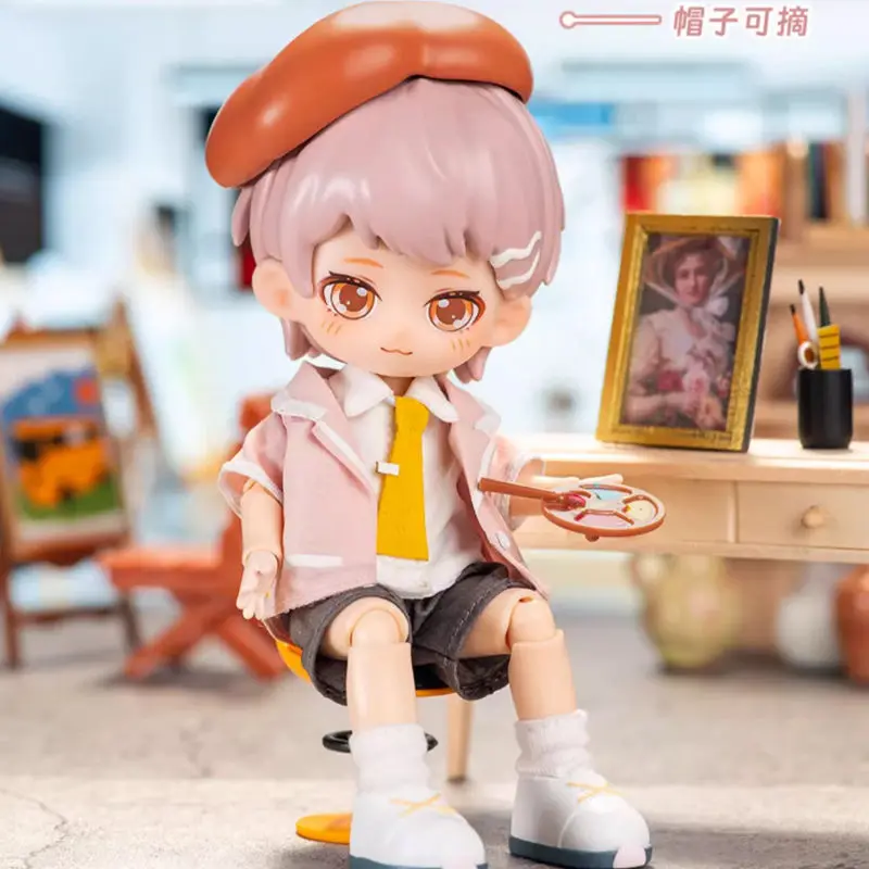 Caja ciega 1/12 Bjd PEETSOON serie de compañeros de clase masculino caja misteriosa Obtisu1 muñecas Kawaii Linda figura de Anime de acción juguetes regalo