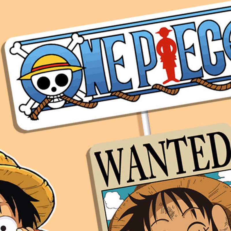 7 個ワンピースルフィケーキトッパーアニメ少年少女の誕生日ケーキデコレーションケーキフラグパーティー用品子供の誕生日ベビーシャワー