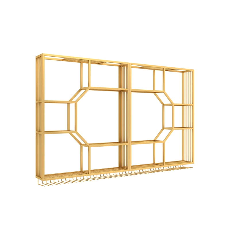 โรงอาหารบาร์ผนังเฟอร์นิเจอร์เหล้าห้องนั่งเล่นตู้หรูหรา Vino ตู้เย็นแก้วโชว์ผลงานสําหรับคอลเลกชันไวน์ Rack Wine Home ชุด