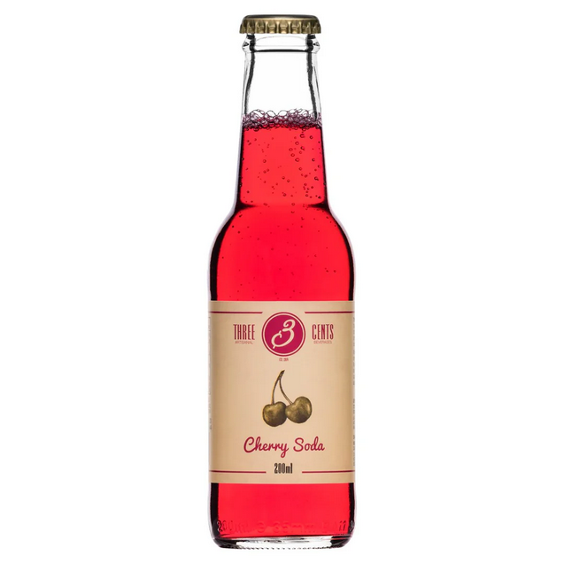 Kirsch soda weiches Soda kohlensäure haltiges Getränk 200ml-drei Cent