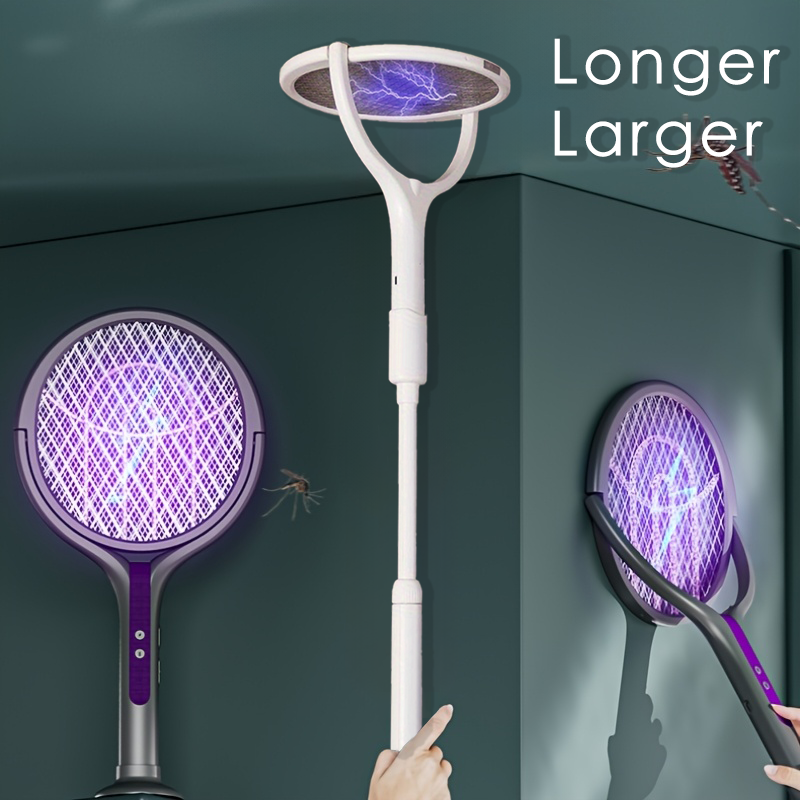 6 в 1, выдвижная ракетка от комаров, электрическая ловушка для мух, лампа для насекомых, летучая мышь для дома, дома, ловушка для насекомых, выдвижная ручка