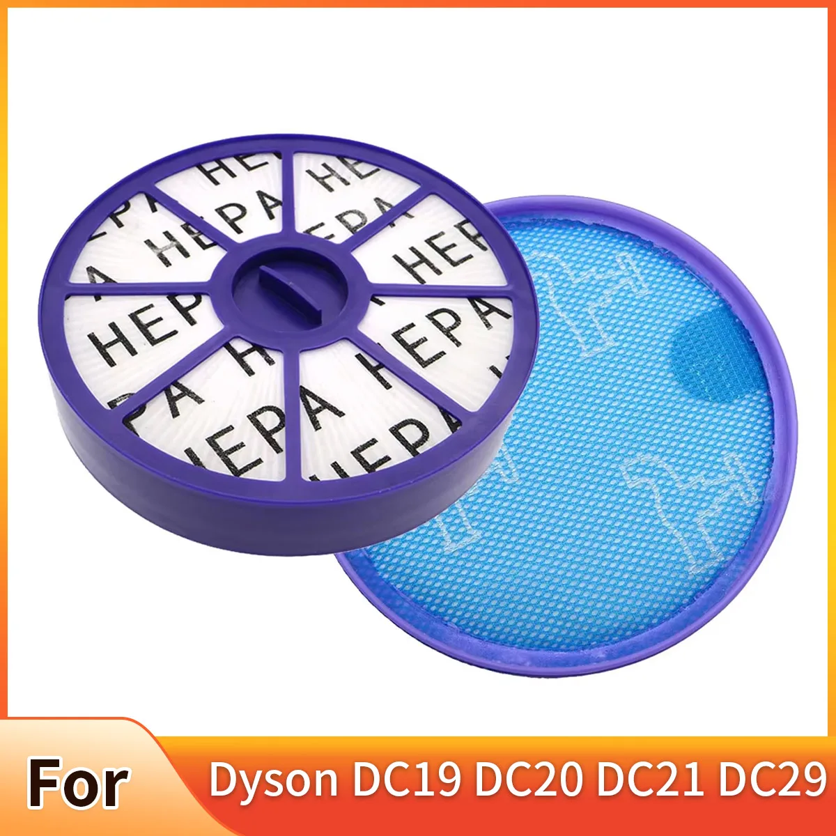 Trước & Sau BỘ Lọc HEPA Bộ Dyson DC19 DC20 DC21 DC29 Trước & Bài trên & thấp hơn Động Cơ Bộ Lọc Hút Thay Thế