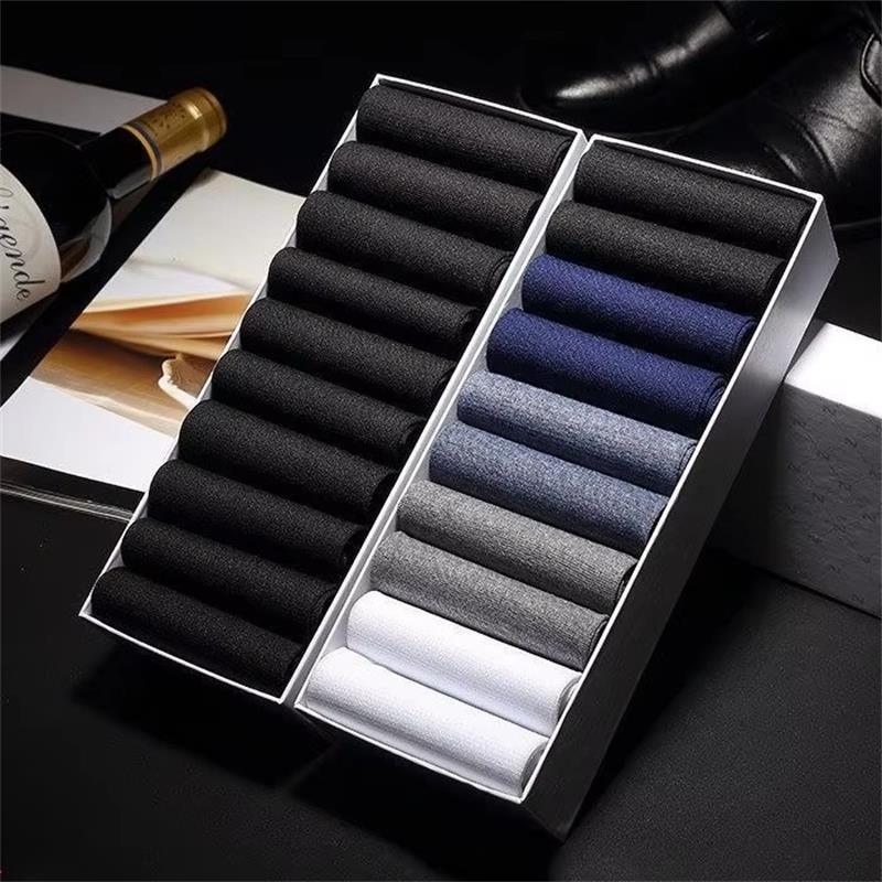 20 пар/лот мужские носки, летние тонкие деловые носки из ледяного шелка, дышащие антибактериальные ультратонкие черные носки для мужчин