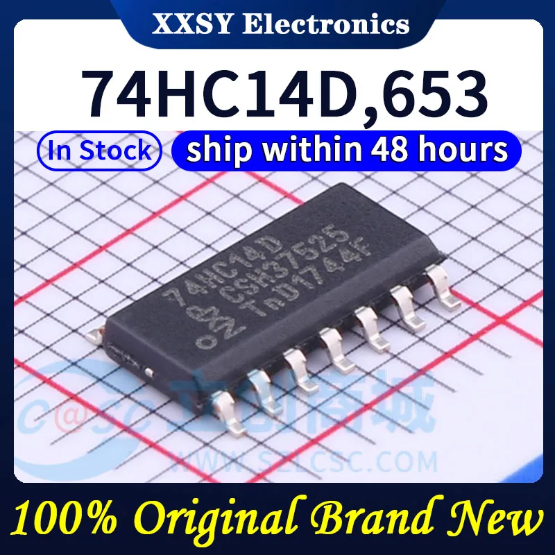 74HC14D, 653 Высокое качество, новый