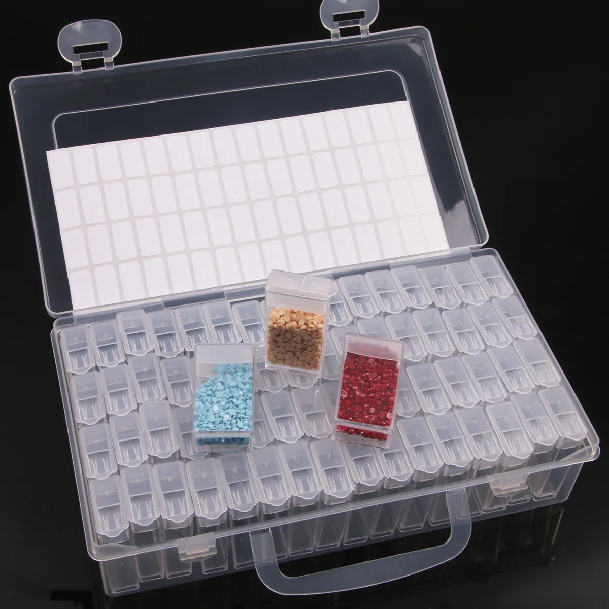 5D bricolage diamant peinture outils accessoires boîte de rangement conteneur diamant broderie accessoires perceuse boîte mosaïque conteneur étui