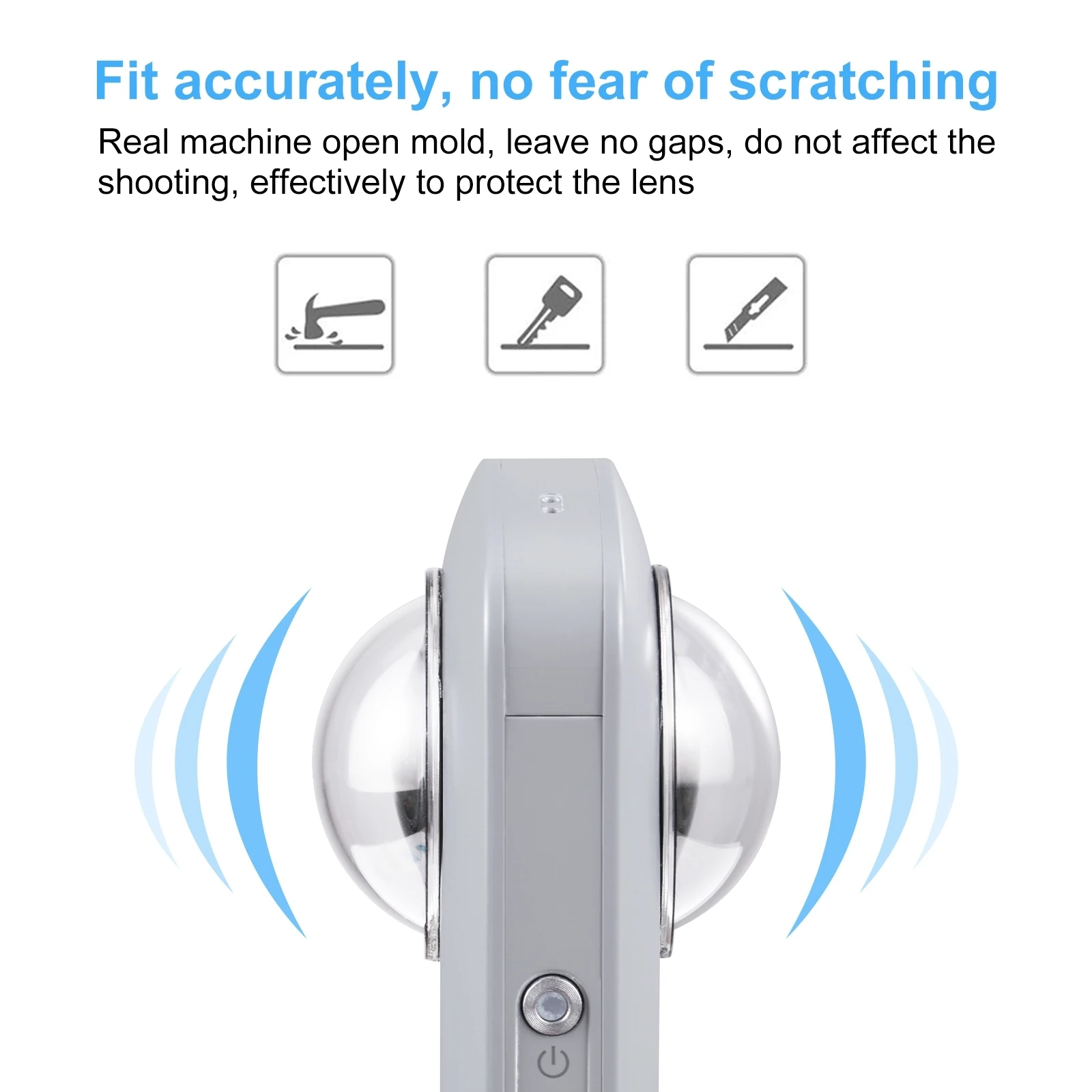 PULUZ Lens Guard PC Protector For RICOH Theta SC2/S/V 360 Accessory Lens Protection Cover For Tesla Model Y Juniper Front Camera