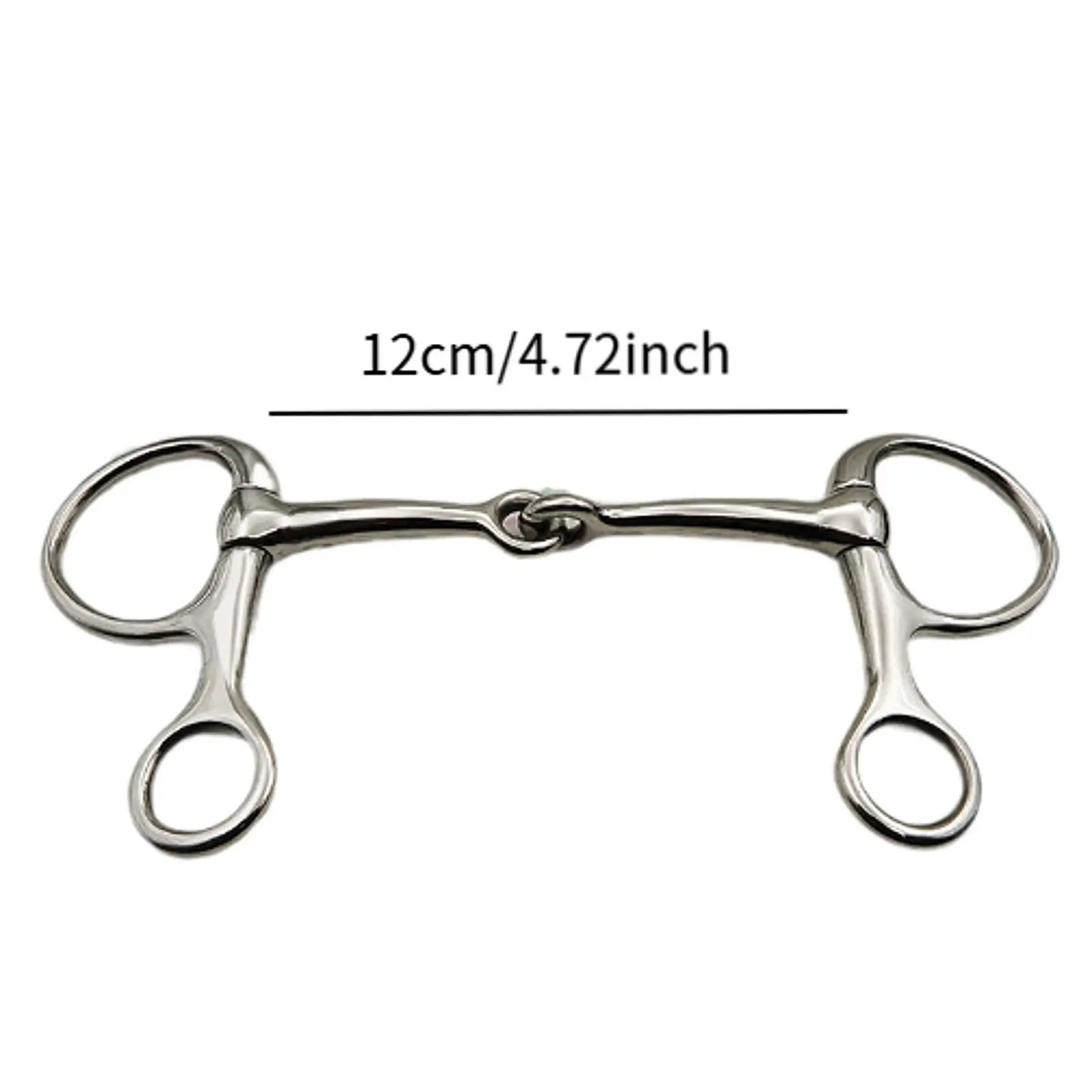Horse Bit หอยทากขี่ม้าชิ้นปากสแตนเลสอเนกประสงค์