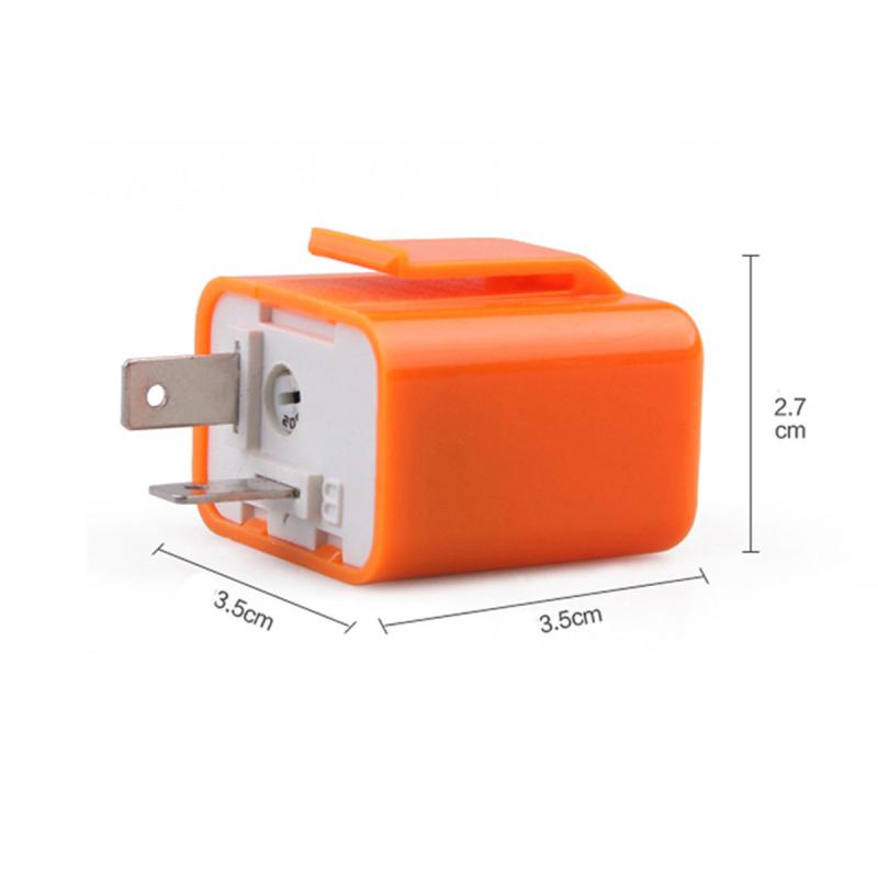 Pisca-pisca led para motocicleta, relé de frequência ajustável, pisca-pisca quadrado, luzes led para motocicleta, indicador de seta, flash 12v