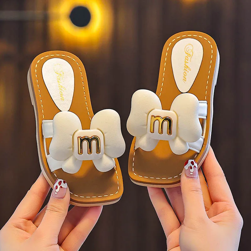 Crianças chinelos crianças verão dos desenhos animados sapatos de praia meninas bebê sola macia antiderrapante