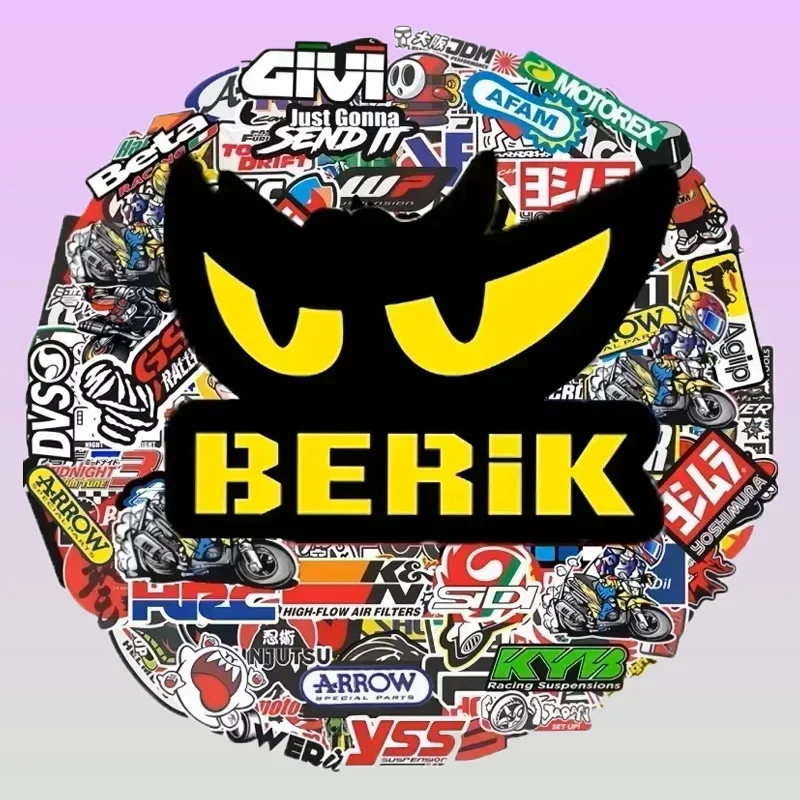 40/80/120 pçs aleatório motocicleta adesivos ornamentais decalques capacete da bicicleta tanque de corrida patrocinador logotipo conjunto para kawasaki honda yamaha bmw