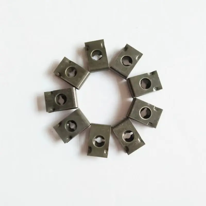 50/20/10Pcs รถรถจักรยานยนต์สกู๊ตเตอร์ Moped โลหะ Retainer U-Type คลิป ArmyGreen Self-Tapping กันชน Fastener Anti-Rust คลิป