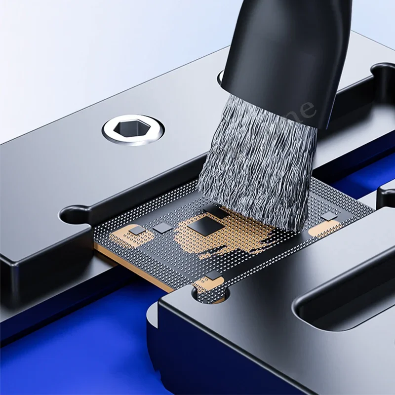 Spazzola per smussatura IC della scheda madre meccanica Spazzola in acciaio Pulizia del tampone IC, rimozione della colla Rimozione della stagno, Strumenti per spazzole per lucidatura