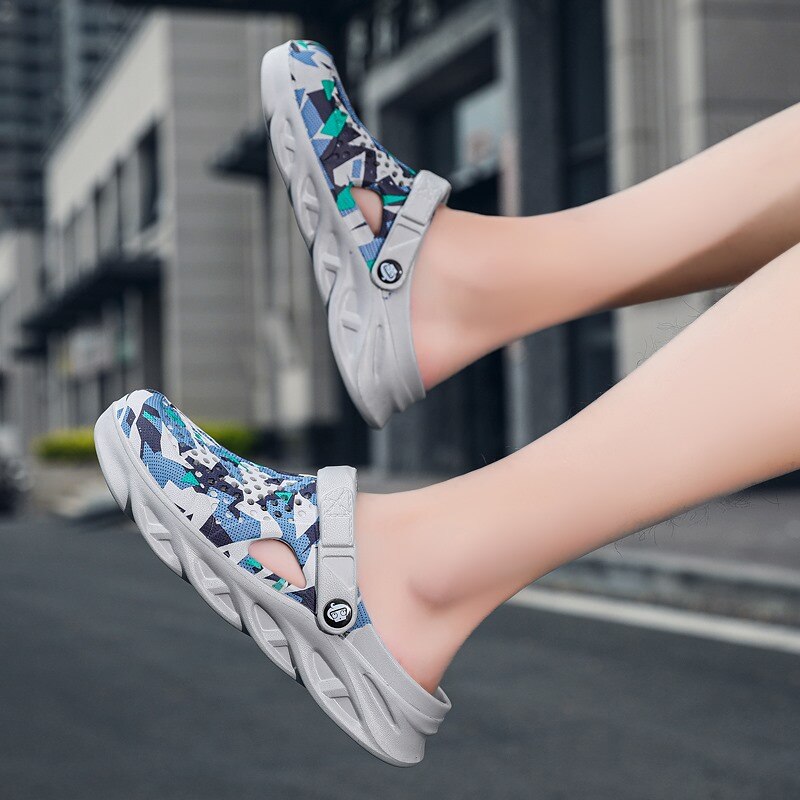 Clearance_Unisex Summer Slippers Men Clogs Platform Women Beach Sandals Outdoor Casual Non-slip_Continuous updates