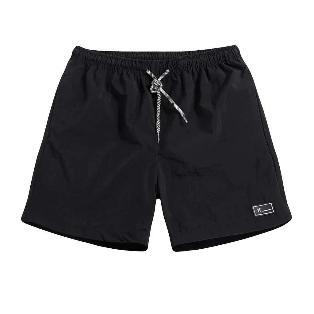 กางเกงขาสั้นผู้ชาย Drawstring สั้นกางเกงสบายๆกางเกงขาสั้นแห้งเร็วพิมพ์ว่ายน้ําท่อง Beachwear กางเกงขาสั้นเสื้อผ้าผู้ชาย