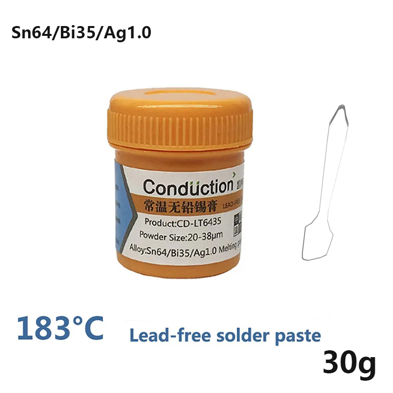 Bleifreie Lötpaste, Wartung, Lötzinn für iPhone, Schlamm, 138 183 260 Grad, Umweltschutz, CPU-Zinn, Schlamm 30 g