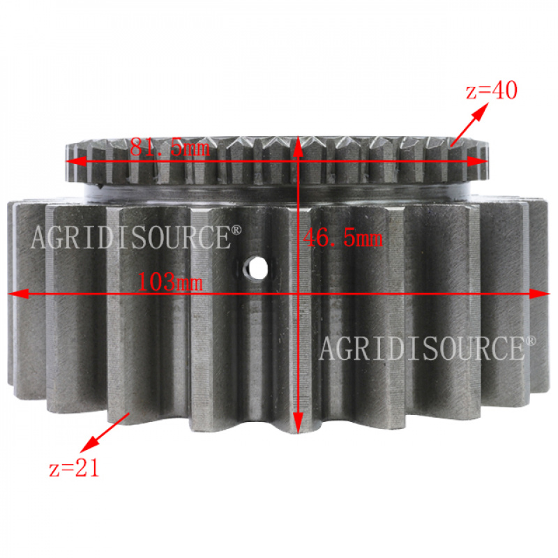 Novo produto: venda quente para peças sobressalentes de trator agrícola foton lovol TF1004.372-07 engrenagem acionada por mudança de lançadeira