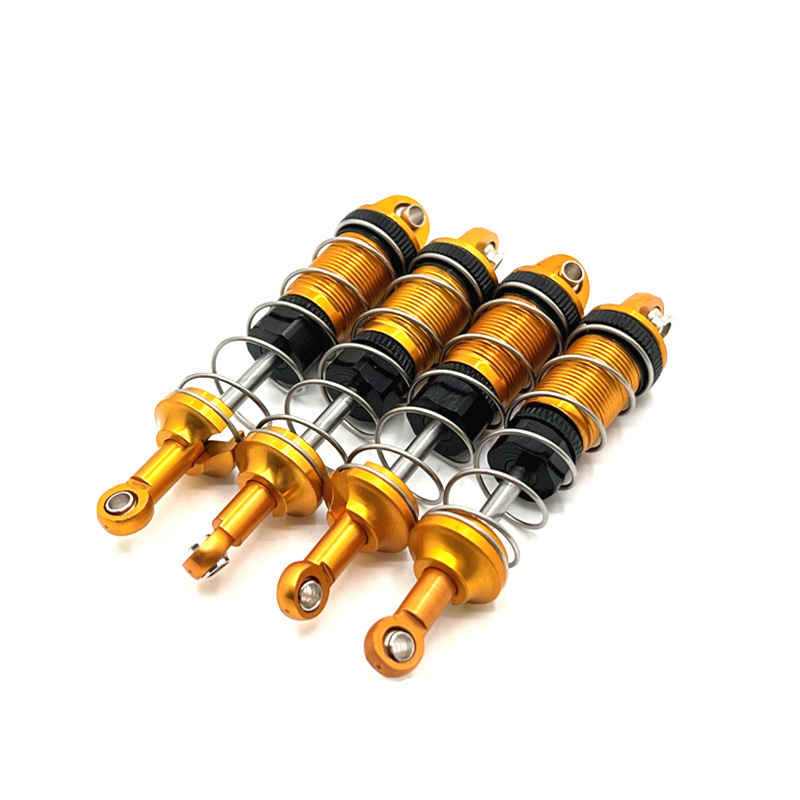 RC รถ 4pcs โลหะโช้คอัพน้ํามัน Damper สําหรับ SCY 16101 16102 16103 1/16 RC รถอะไหล่อัพเกรดอุปกรณ์เสริม